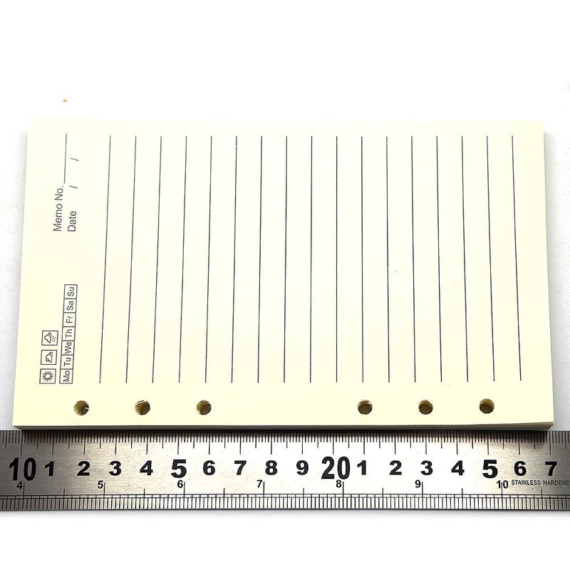 EvZ Refillable Vintage Diary Notebook Lined Paper For EvZ 7 Inches Nautical or Leaf Journals - Image 2